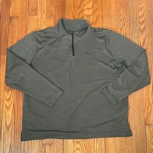 Nike Superset Quarter Zip Long Sleeve Training Shirt AR3716-325 Green Men's XL